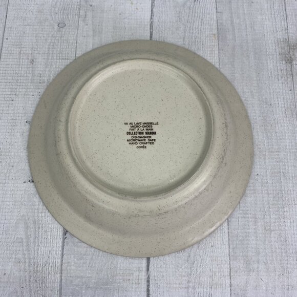 Collection Manoir CXY1 Cabin & Boat Hand Crafted Korea Ceramic Rim Bowls Set 2 - Picture 3 of 13